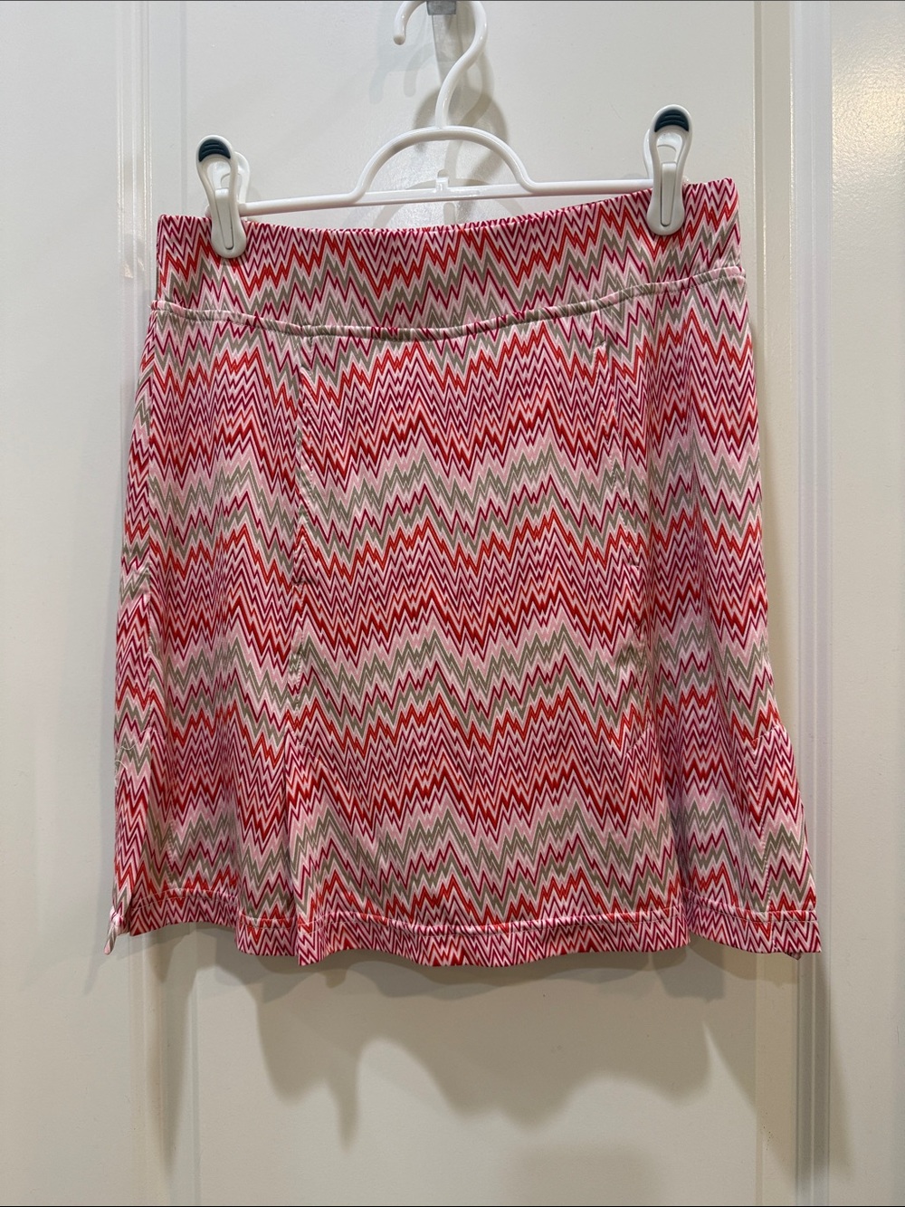 Sport Haley Pink Chevron A-Line Golf Skirt